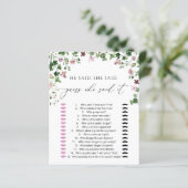 Waterverf groenery Hij zei dat Shower Game (Staand voorkant)