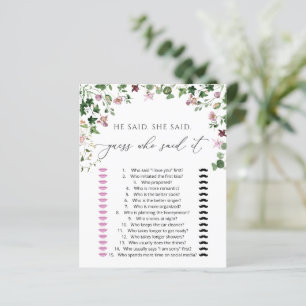 Waterverf groenery Hij zei dat Shower Game