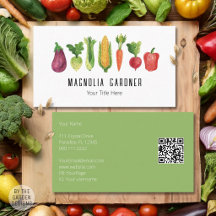 Waterverf Groente Biologische Boerenmarkt QR Code