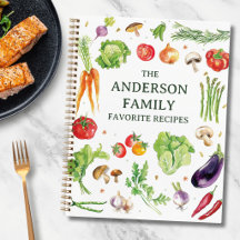 Waterverf Groenten Gepersonaliseerd Familie Recept