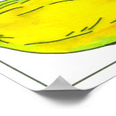 Waterverf groenten, wortelen en asperges poster (Hoek)