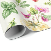 Waterverf Groentetuin Cadeaupapier voor Haar (Rol Hoek)