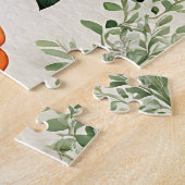 Waterverf Groentetuin Patroon Legpuzzel (Zijkant)