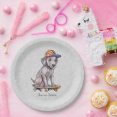 Waterverf Groot Deen Papier Bord (Feest)