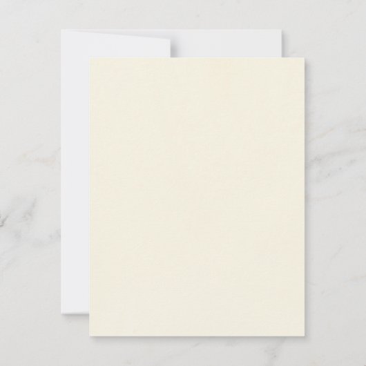 Waterverf Grote Gele Bloemen Begrafenis Bedankkaart (Achterkant)