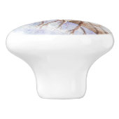 Waterverf Grote Grijze vogelgriep Natuur kunst Keramische Knop (Zijkant)