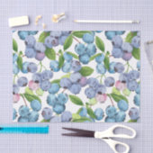 Waterverf Grote Juicy Blueberry Tissuepapier (Craft)