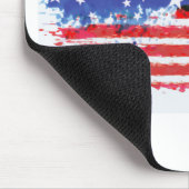waterverf grunge American Flag Muismat (Hoek)