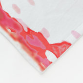 waterverf grunge Amerikaanse Flag deken (Hoek)