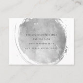 Waterverf Grunge Geborsteld Visitekaartje (Achterkant)