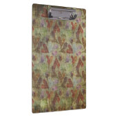 Waterverf Grunge Hearts Pattern Klembord (Rechts)