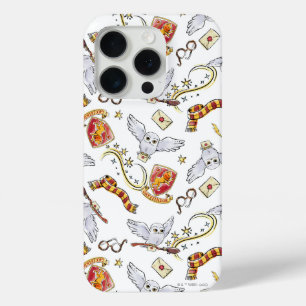 Waterverf GRYFFINDOR™ Hedwig Patroon iPhone 15 Pro Case
