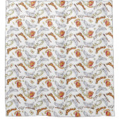 Waterverf GRYFFINDOR™ Hedwig Patroon Douchegordijn (Voorkant)