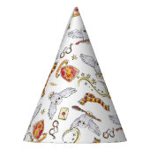 Waterverf GRYFFINDOR™ Hedwig Patroon Feesthoedjes (Links)