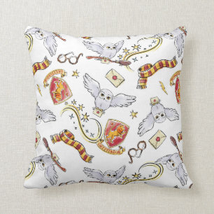 Waterverf GRYFFINDOR™ Hedwig Patroon Kussen