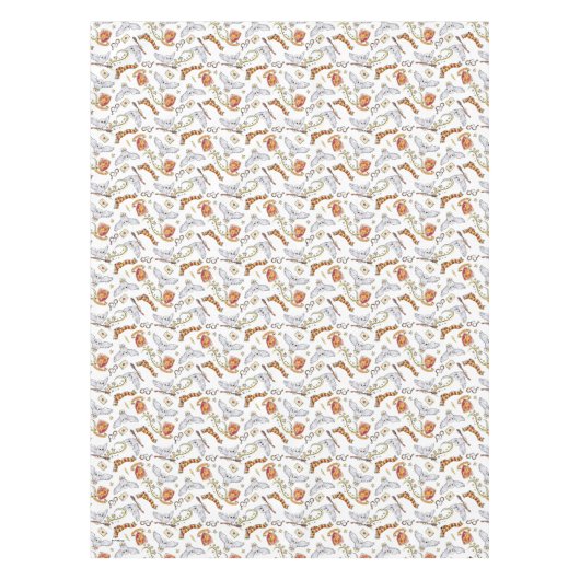 Waterverf GRYFFINDOR™ Hedwig Patroon Tafelkleed (Voorkant)