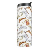 Waterverf GRYFFINDOR™ Hedwig Patroon Thermosbeker (Gedraaid links)