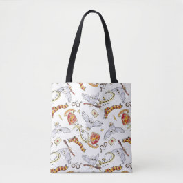 Waterverf GRYFFINDOR™ Hedwig-patroon Tote Bag