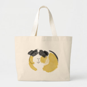 Waterverf Guinee Pig Grote Tote Bag