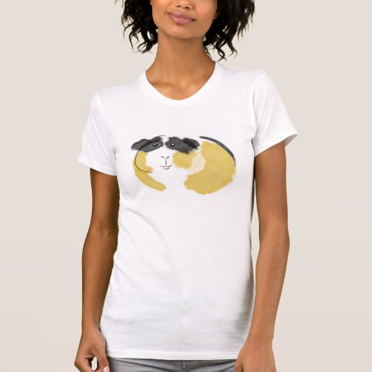 Waterverf Guinee Pig T-shirt (Voorkant)