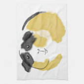 Waterverf Guinee Pig Theedoek (Verticaal)