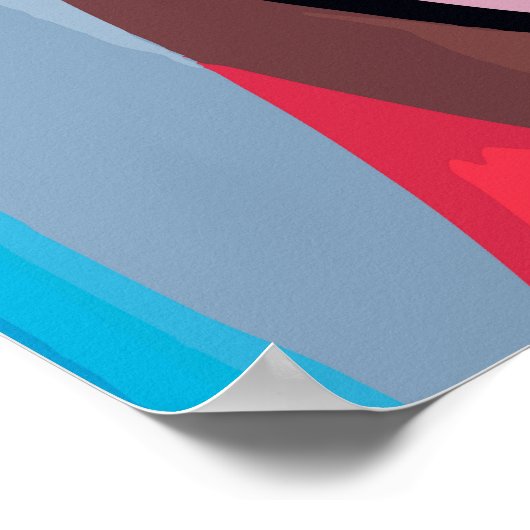 Waterverf Guitar Poster (Hoek)