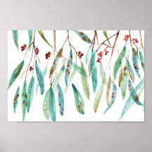 Waterverf gumbladeren