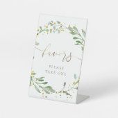 waterverf gunstig voor voetgangersbord reclamebord met voetstuk (Voorkant)