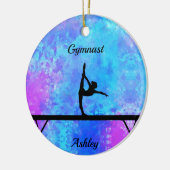 Waterverf Gymnastiek Beam Keramisch Ornament (Links)