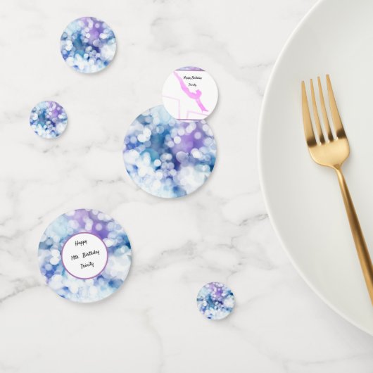 Waterverf gymnastiek Birthday Uneven Bars Confetti (Groep)