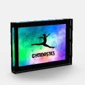 Waterverf gymnastiekschakelaar lep fotoblokken (Links)