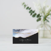 waterverf haar en make-up visitekaartje (Staand voorkant)