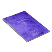 Waterverf Hair Salon afspraak book Notitieboek (Rechterzijde)