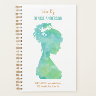 Waterverf Hair Stylist Beauty Salon Persoonlijk Planner