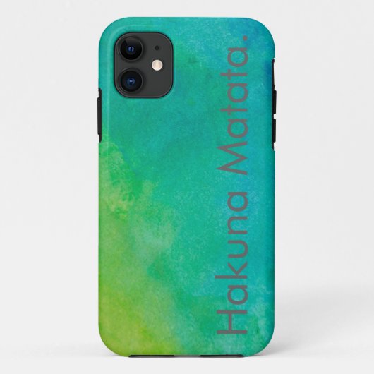 Waterverf Hakuna Matata Case-Mate iPhone Case (Achterkant)