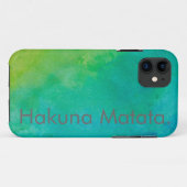 Waterverf Hakuna Matata Case-Mate iPhone Case (Achterkant (horizontaal))
