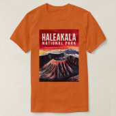Waterverf Haleakala Nationaal Park TShirt (Design voorkant)