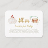 Waterverf Hallo Baby Speelgoedboeken voor Baby Informatiekaartje (Voorkant)