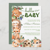 Waterverf Hallo Kaart (Voorkant / Achterkant)