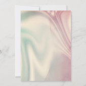 Waterverf Hallo of haar geslacht onthult feest Kaart (Achterkant)