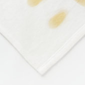 Waterverf "Hallo Sunshine" Baby Milestone Fleece Deken (Hoek)