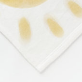 Waterverf "Hallo Sunshine" Baby Milestone Fleece Deken (Hoek)