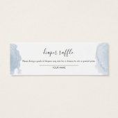 Waterverf Halloween Baby shower Mini Visitekaartjes (Achterkant)