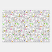 Waterverf Halloween behandelt gesneden pompoenen Inpakpapier Vel (Voorkant 2)