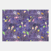 Waterverf Halloween behandelt gesneden pompoenen Inpakpapier Vel (Voorkant)