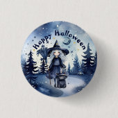 Waterverf Halloween Button (Voorkant)