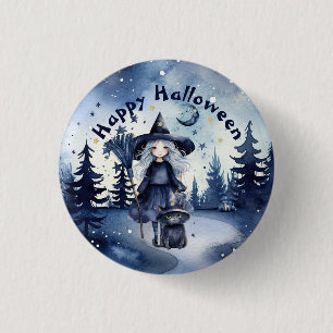  Waterverf Halloween Button