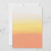 Waterverf Halloween Candy Corn Vrijgezellenfeest Kaart (Achterkant)