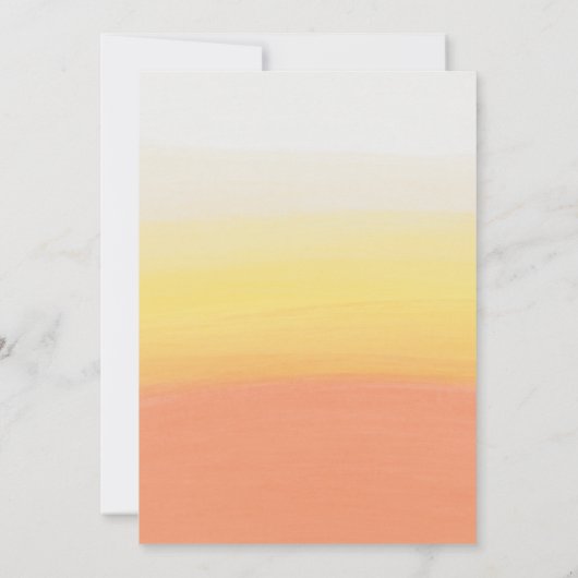 Waterverf Halloween Candy Corn Vrijgezellenfeest Kaart (Achterkant)