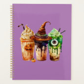 Waterverf Halloween Coffee Drink Trio Planner (Voorkant)